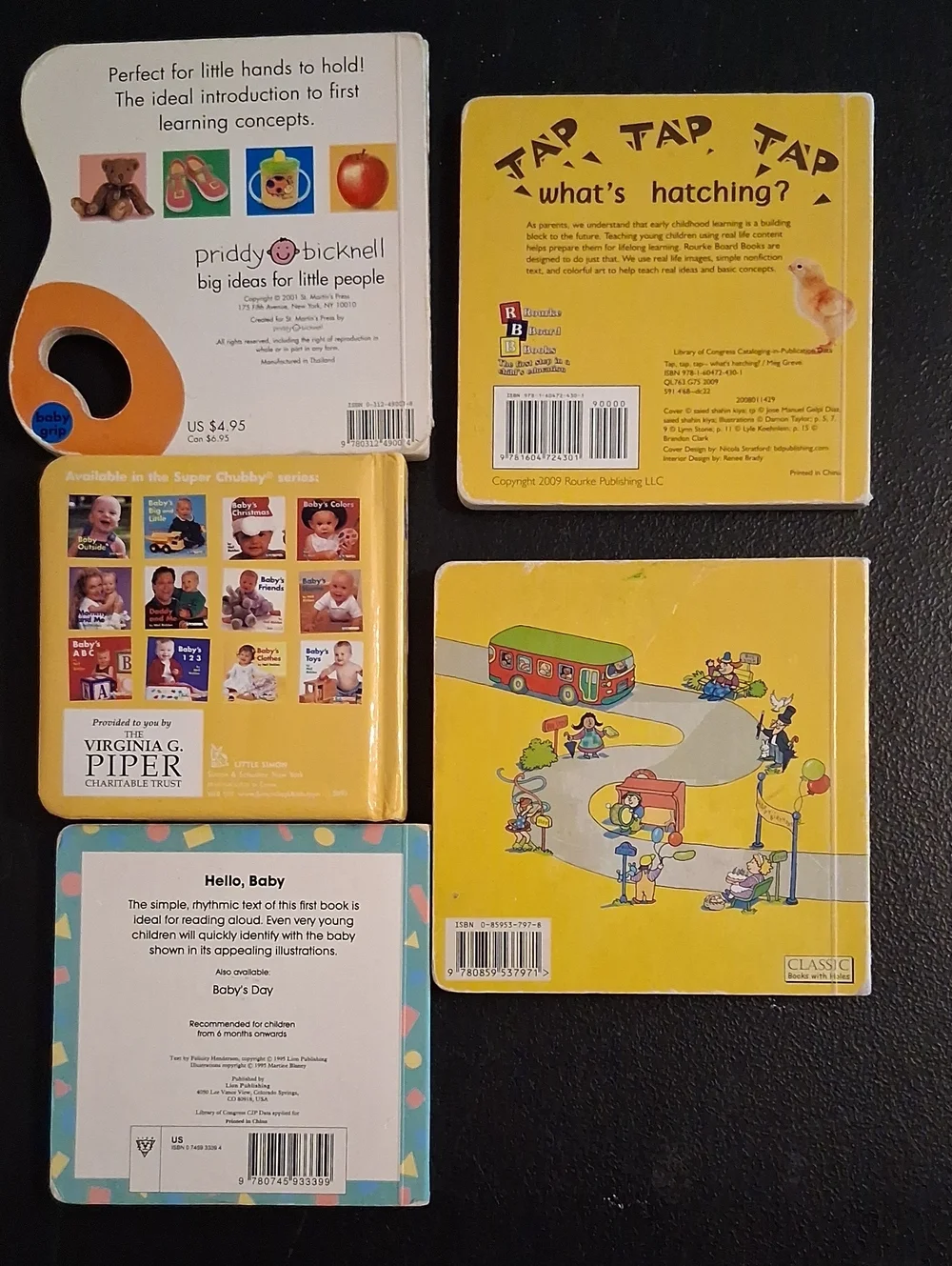 Scholastic Bob Books Set 1, 4 Golden Books, 5 Board Books Lot Assortment